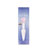 Hand-crafted glass dildo with smooth and curved design for ultimate stimulation